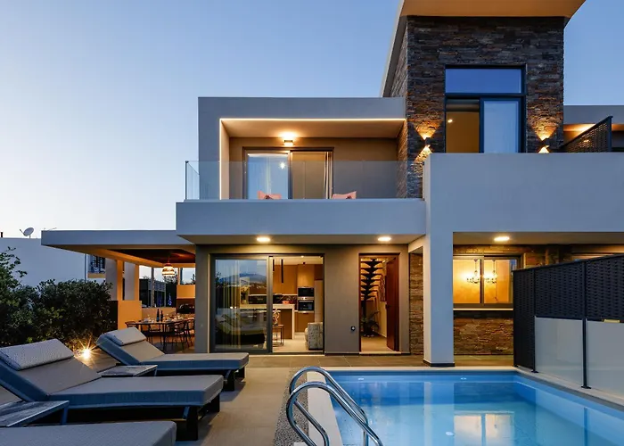 וילה Villagioi - Luxury Villas, Private Pools, 450m To The *